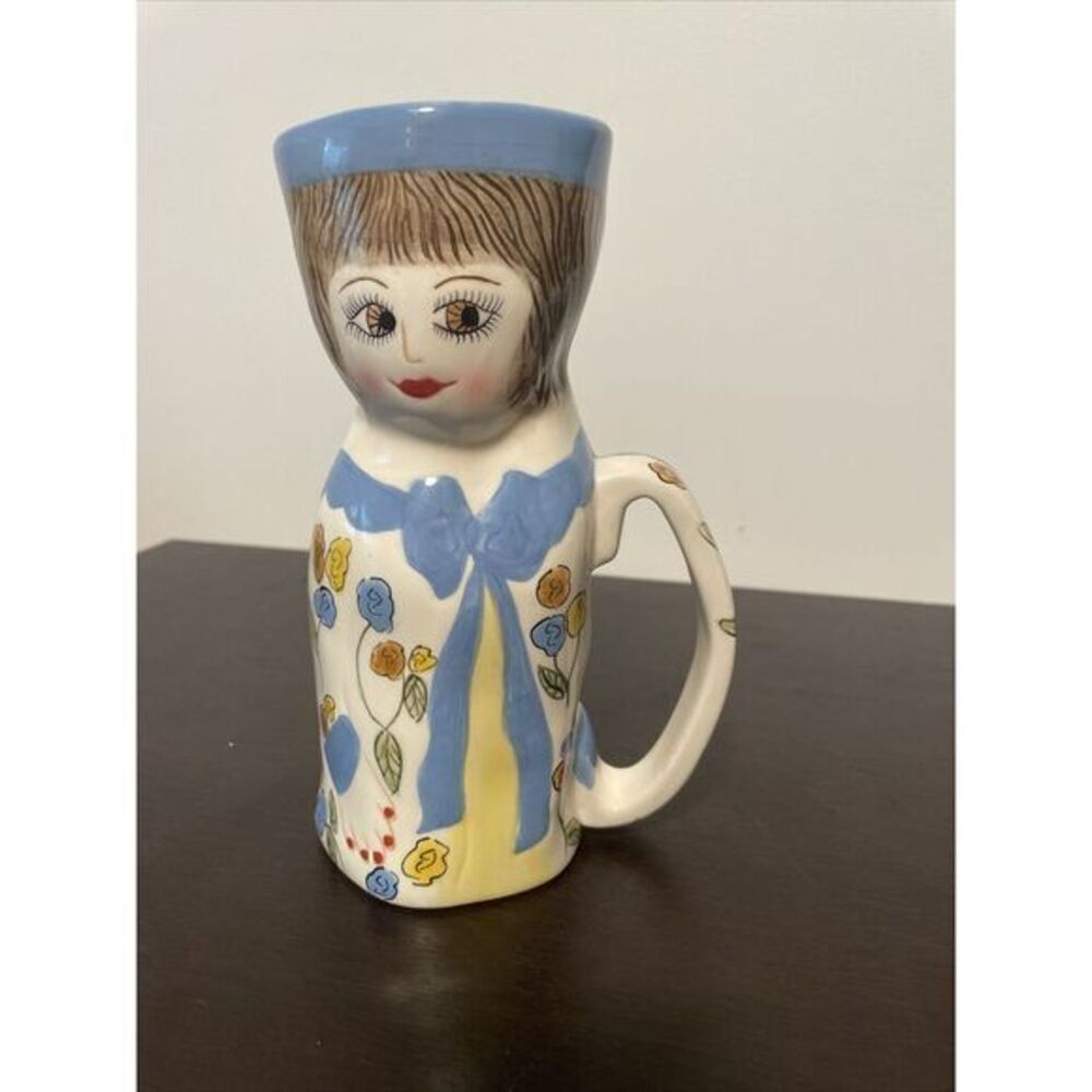 Susan Paley Bella Casa by Ganz DORIS DECAF Floral 7" Coffee Cup/Mug Vase Retired